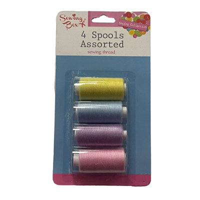 151 4 Spools Assorted Sewing Thread from B&Q