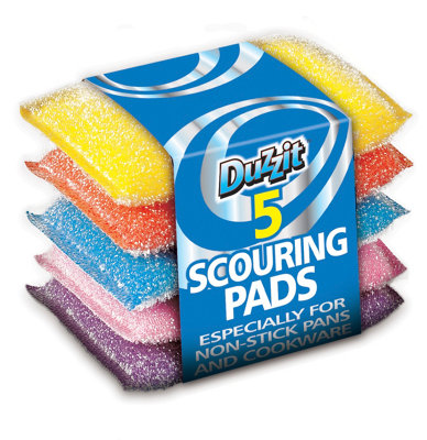  - Pack Of 5 Coloured Scouring Pads