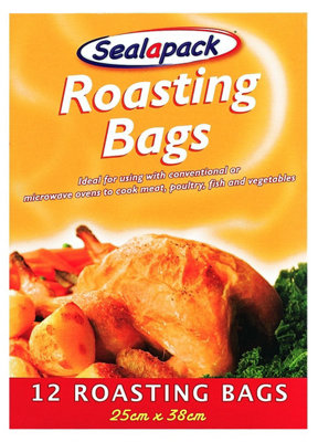  - Pack Of 12 Roasting Bags 25Cm X 38Cm