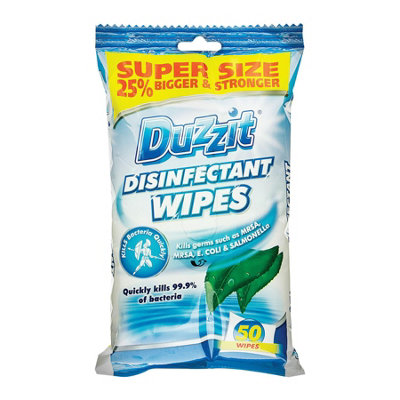 Duzzit Disinfectant Wipes - Pack Of 50