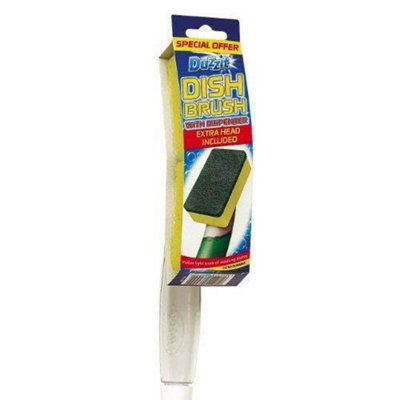 Duzzit Dish Brush With Dispenser from B&Q