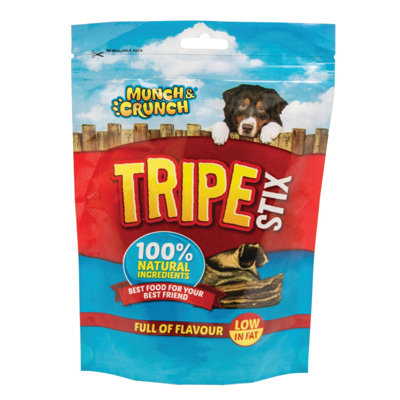 Munch & Crunch Tripe Dog Snack -100G from B&Q