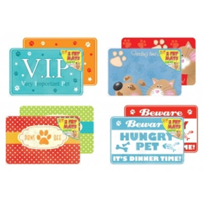 151 Pack Of 2 Assorted Pet MatsAny One Pack Will Be Supplied from B&Q