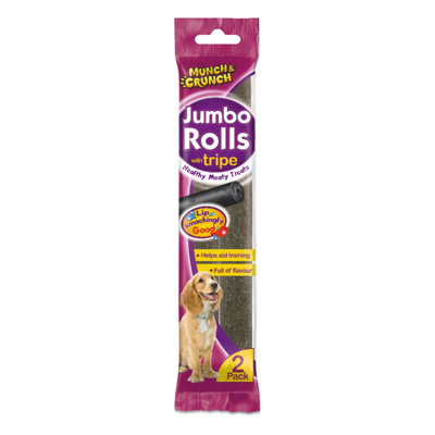 Munch & Crunch Jumbo Rolls With Tripe 2Pk from B&Q