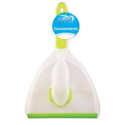 Duzzit Bright Dustpan With Brush from B&Q