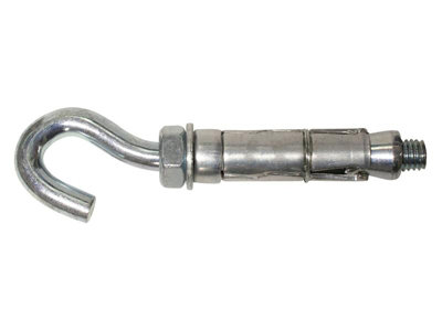 Masonmate 0865H8 Hook Bolt Shield Anchor M8 50 Mamsahm8 from B&Q