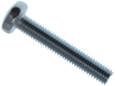 Metalmate Memmspan0530 Machine Screw Pozi Compatible Pan Head Zp M5 X 30mm Box 25 Memmspan0530 from B&Q