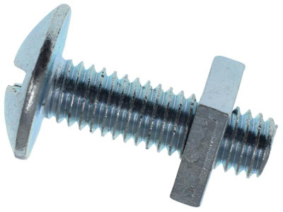 Metalmate Memrbn0616 Roofing Bolt & Nut Zp M5 X 16mm (Box 50) Memrbn0616 from B&Q