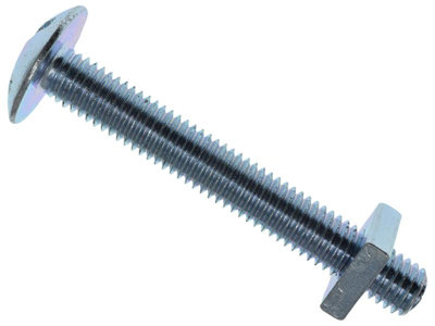 Metalmate Memrbn0860 Roofing Bolt & Nut Zp M8 X 60mm (Box 25) Memrbn0860 from B&Q
