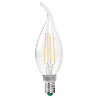 Lyveco Ses Clear Led 4 Filament 470 Lumens Candle Wick 2700K - 4 Watt -