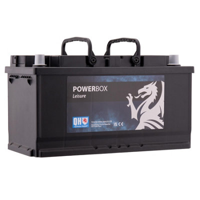 B&Q -  Starter Battery Powerbox Leisure 12V 110Ah 12V T1 Terminal L5 Qh Qbtlb6110L