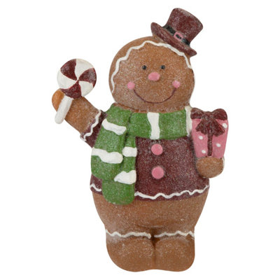 Christmas Gingerbread Figurines Decoration 16Cm X 9.5Cm Brown X 1 from B&Q
