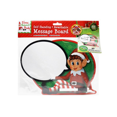 Elf Wipe Clean Speech Bubble Message Board from B&Q