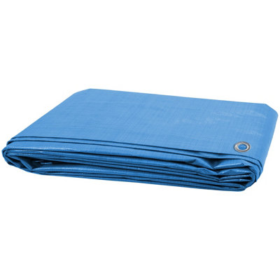 Large Tarpaulin With 12 Eyelets 10Ft X 8Ft from B&Q