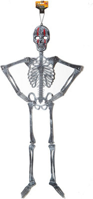 Halloween Hanging Skeleton Large- Terrifying Detailed Decoration from B&Q