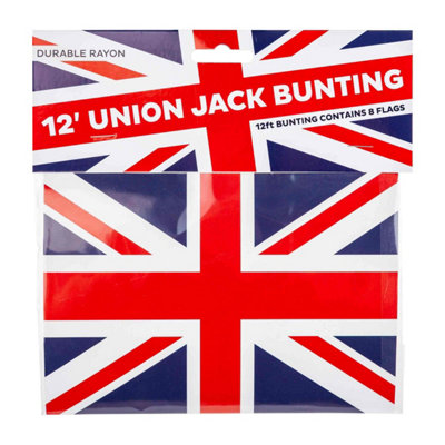  - Union Jack Bunting With 8 FlagsCoronation Jubilee Sporting Events
