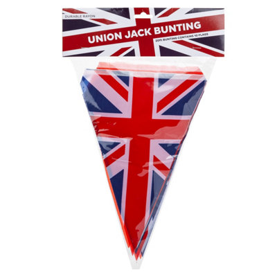  - Union Jack Bunting Triangle 12 FlagsCoronation Jubilee Sporting