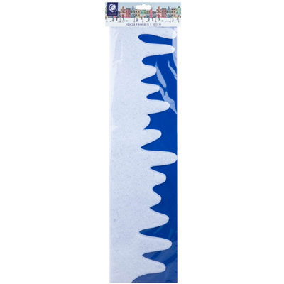 Decorative Icicle Fringe For Christmas (15Cm X 180Cm) from B&Q