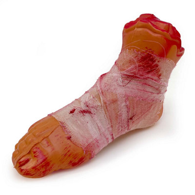 Halloween Body Parts- Foot Fake Body Parts Scary Decorations from B&Q
