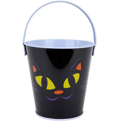 Halloween Sweets Bucket Trick Or Treat Tin Candy from B&Q