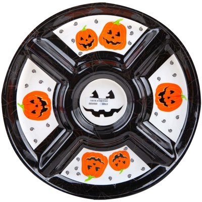 Halloween Dip Tray With Halloween Decals Halloween Accessories Black from B&Q