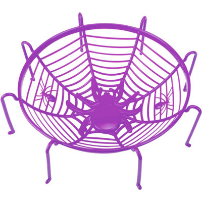Halloween Sweet Bowl Spider Web Basket 3D With Legs from B&Q