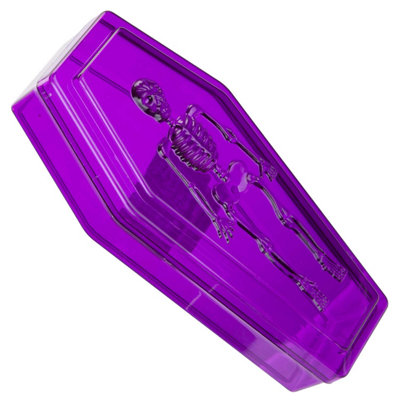  - Halloween Sweet Bowl Skeleton Coffin Box With Lid Scary