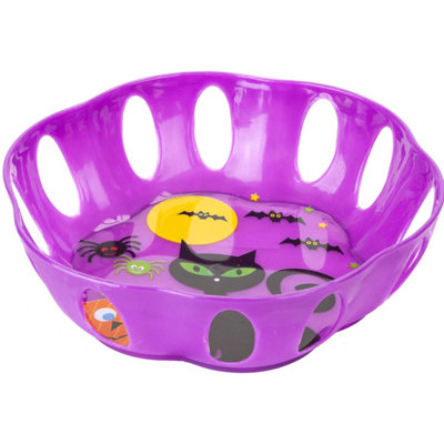 Halloween Sweet Bowl Cat Scary Party Dish With from B&Q