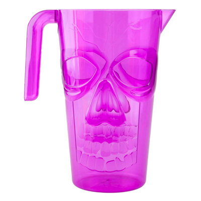 Halloween Skull JugHalloween AccessoriesScary Decorations- Purple from B&Q