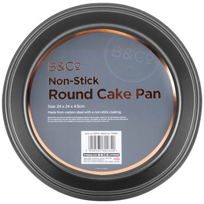 Round Cake Baking Pan 24Cm Non Stick B&co from B&Q
