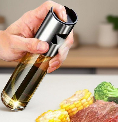 Kitchen Oil Spray Pump Bottle 100ml Food Oil Dispenser BBQ Cooking Oil Mister - Image 3