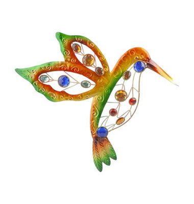 Hummingbird Gem Wall Garden Plaque from B&Q