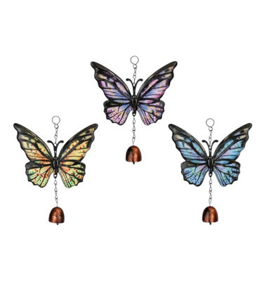 Butterfly Tie Dye Garden Wind Chime from B&Q