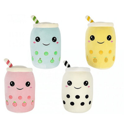 PMS Boba Bubble Tea Plush Squishy Character Toy 20Cm from B&Q