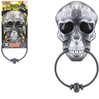  - Animated Talking Skull Door Knocker Halloween Decor