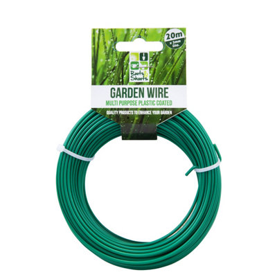 Garden Wire 20M Plastic Coated Gardening Tools Accessories 100 Metre from B&Q