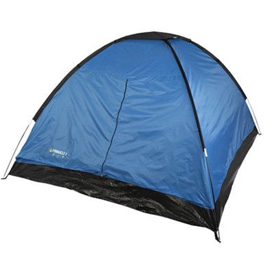 Dome Tent 4 Person Taped SeamsBuilt In Groundsheet Blue/black 4 Person from B&Q