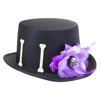  - Top Hat Voodoo Bone Fancey Dress Halloween PartyTrick Or Treat