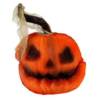  - Halloween Laughing Pumpkin Animated Prop Light Up Eyes Moving Head