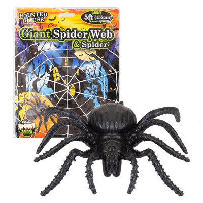  - Giant Halloween Spider Web With Decoration Trick Or Treat
