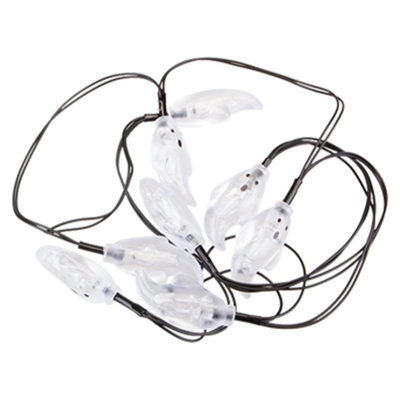  - Halloween Ghost Lights Led Set Of 8 Trick Or Treat Party Of