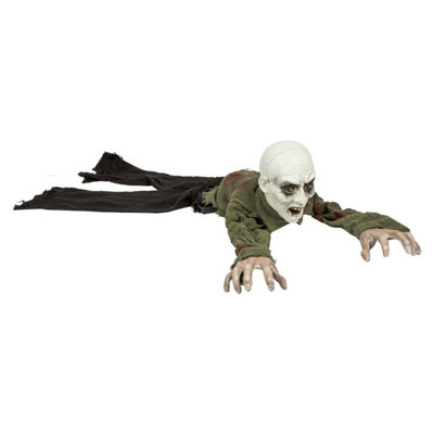 Animated Crawling Zombie Halloween Decoration Trick Or Treat Party from B&Q