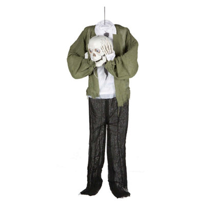 Halloween Hanging Skeleton Decoration Trick Or Treat Party Multicolour from B&Q