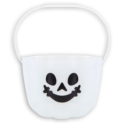Halloween Candy Bucket Glow In The Dark Sweet Trick Or Treat from B&Q