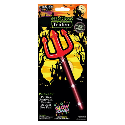 Glowing Trident Halloween Costume Accessory Halloween PartyTrick Or Treat  Red from B&Q