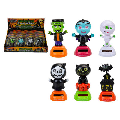 Halloween Solar Wobbler Decoration 1 Piece Mystery Bag Multicolour from B&Q