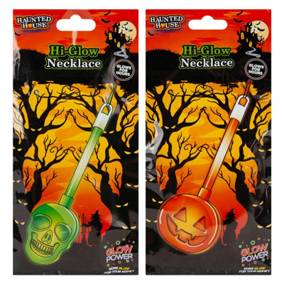 Halloween Glow Stick Necklace Pendant 1 Piece Mystery Bag Multicolour from B&Q
