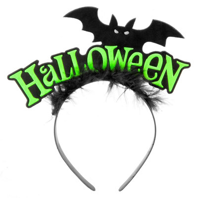 Halloween Bat Headband Halloween PartyTrick Or Treat Green from B&Q