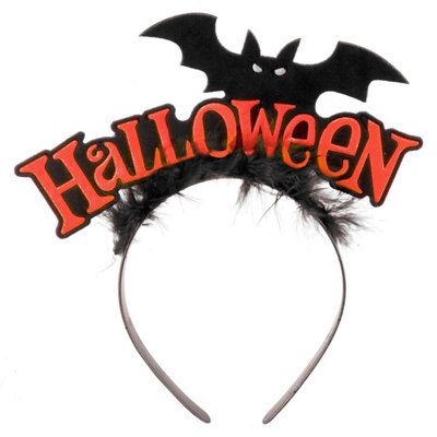 Halloween Bat Headband Halloween PartyTrick Or Treat Orange from B&Q