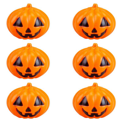 Halloween Pumpkin Set Of Six Decorations Trick Or Treat Party Pumpkins from B&Q